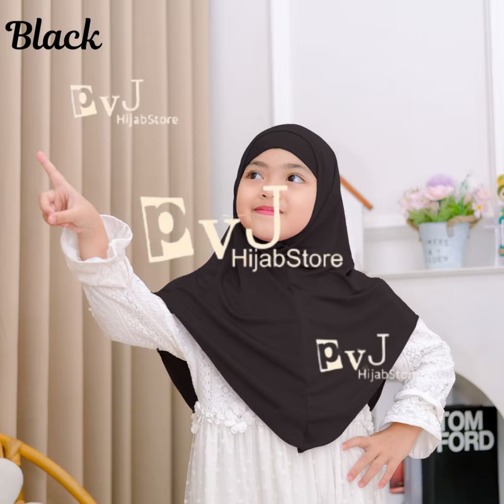 PREORDER PVJ Hijab - Intant Hijab Tali (5-10y)