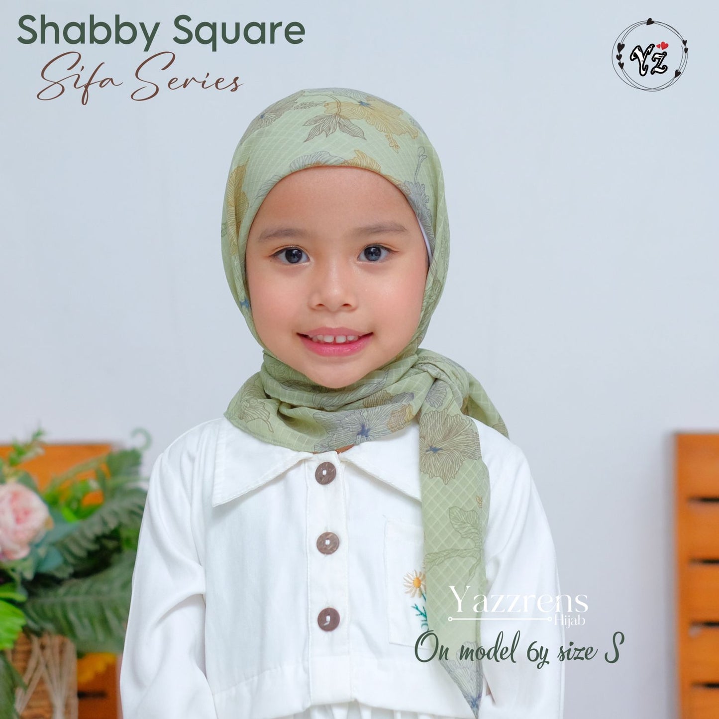 PREORDER Yazzrens - Shabby Printed Square with Attached Inner Sifa Series