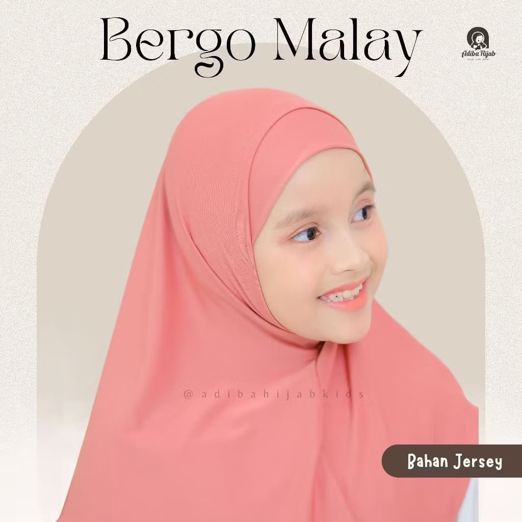 PREODER Adiba - Bergo Malay Daily Segitiga Hijab