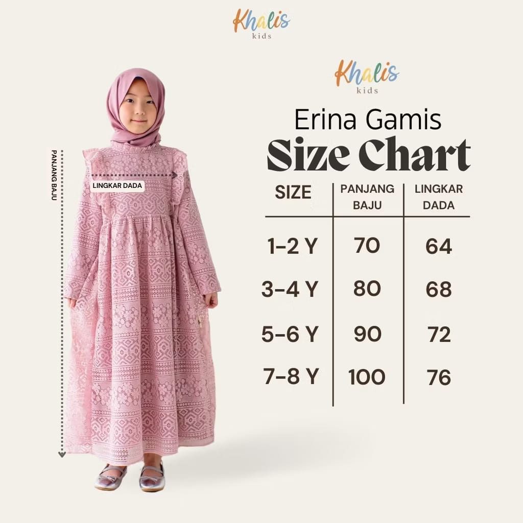 PREORDER Khalis Kids - Erina Dress Set