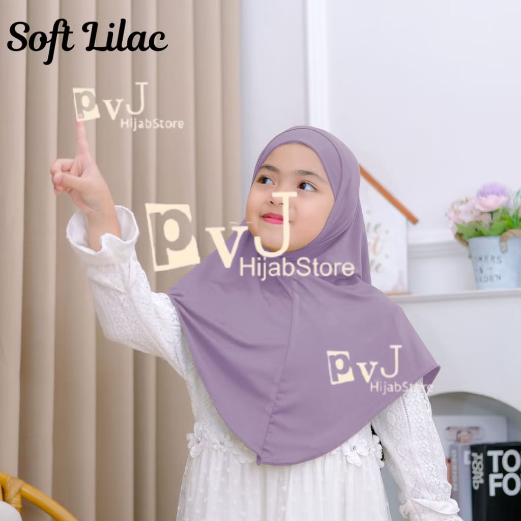 PREORDER PVJ Hijab - Intant Hijab Tali (5-10y)