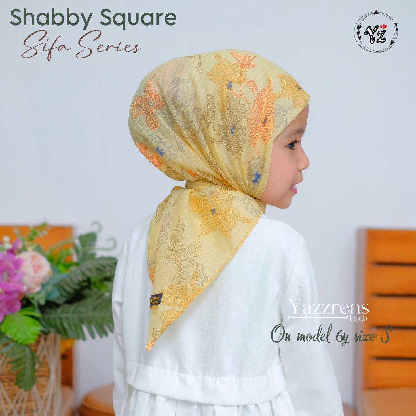 PREORDER Yazzrens - Shabby Printed Square with Attached Inner Sifa Series