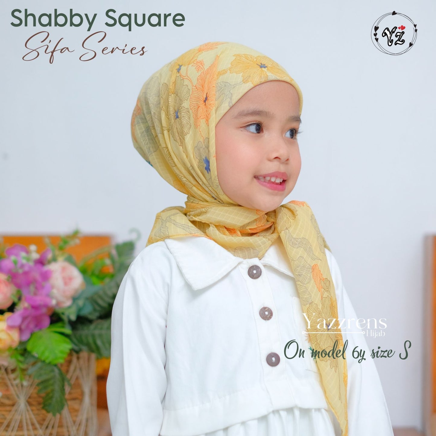 PREORDER Yazzrens - Shabby Printed Square with Attached Inner Sifa Series