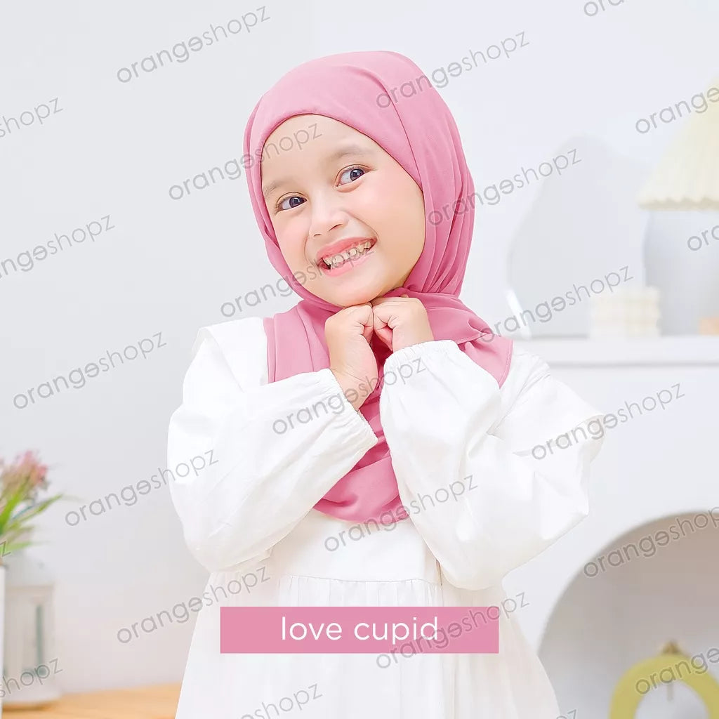 PREORDER Orangeshopz - Pashmina Hijab With Attached Inner (onesize fit 2-10y)