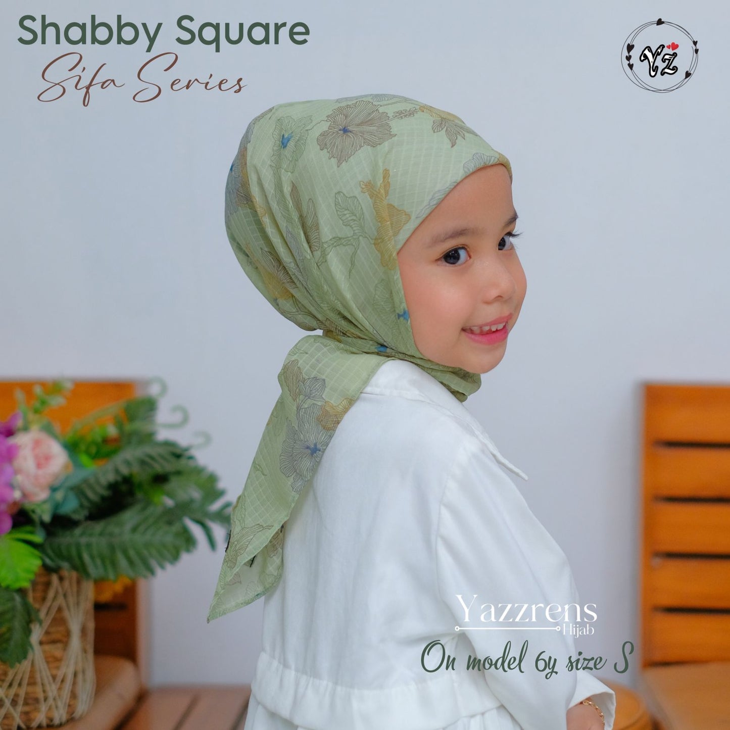 PREORDER Yazzrens - Shabby Printed Square with Attached Inner Sifa Series