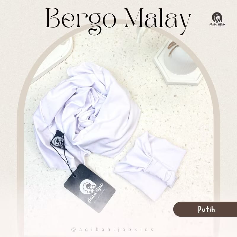 PREODER Adiba - Bergo Malay Daily Segitiga Hijab