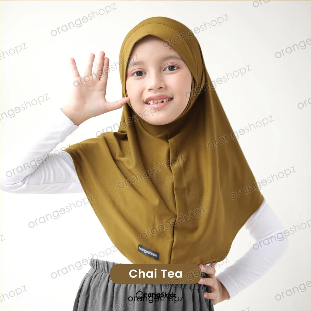 PREORDER Orangeshopz - Instant Hijab Hawwa Jersey Premium Chai Tea