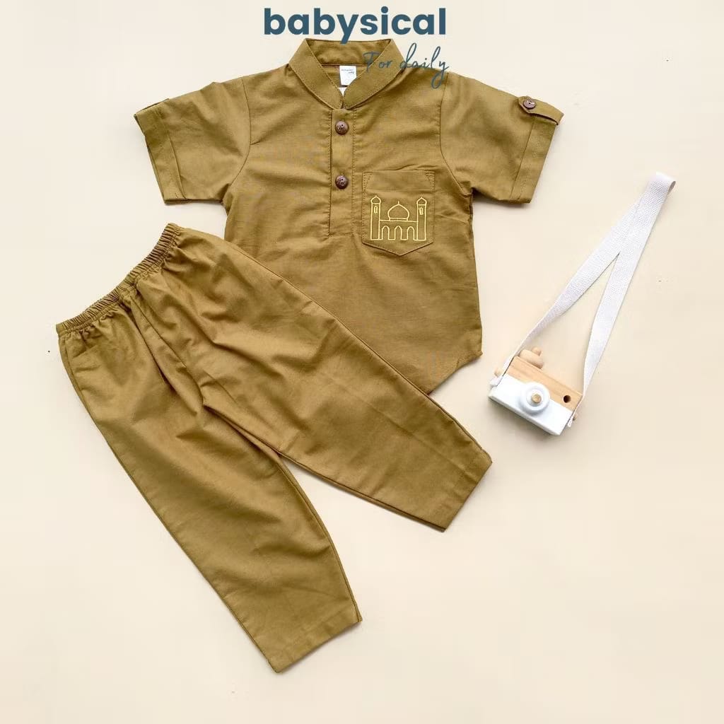 PREORDER Babysical - Boys Kurta Gold Series