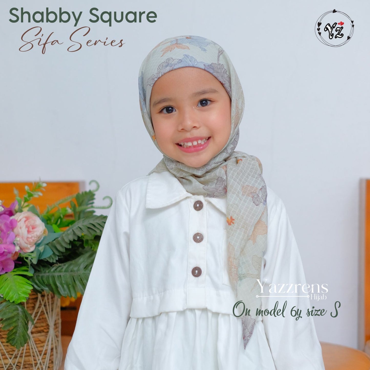 PREORDER Yazzrens - Shabby Printed Square with Attached Inner Sifa Series