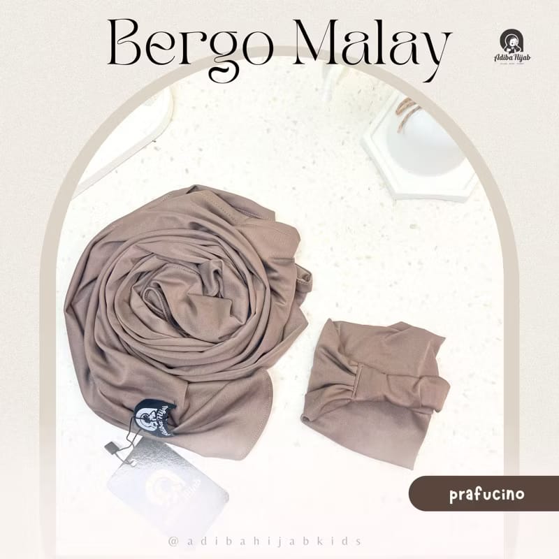 PREODER Adiba - Bergo Malay Daily Segitiga Hijab