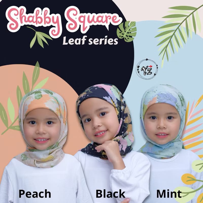 PREORDER Yazzrin - Shabby Printed Square with Attached Inner Leaf series