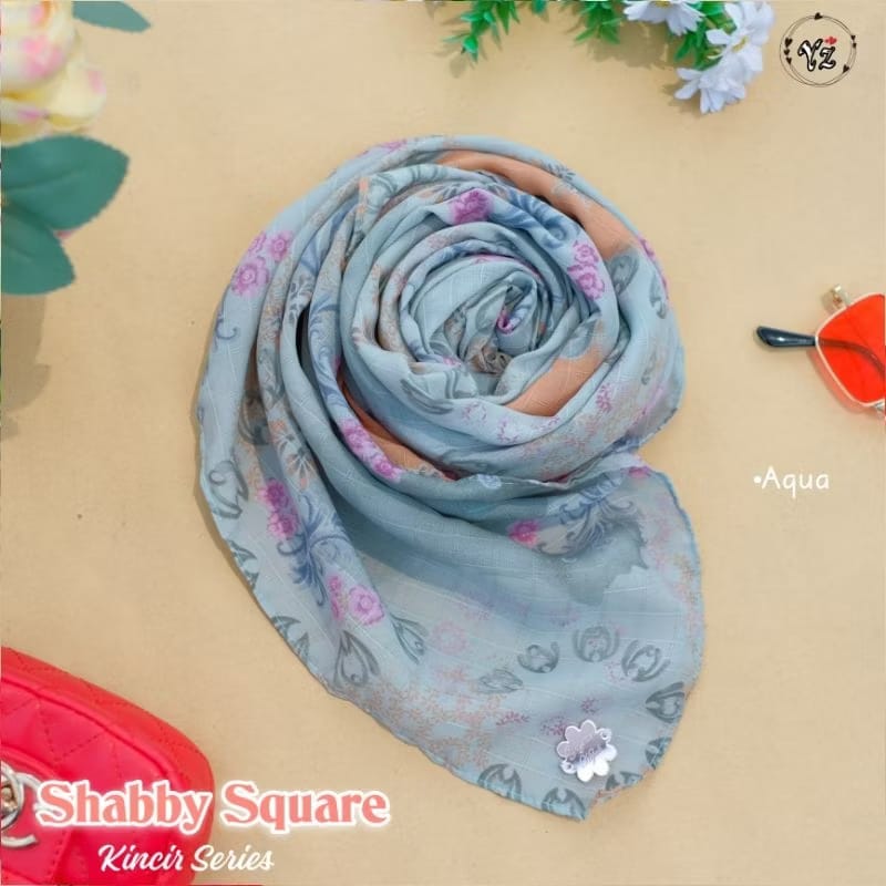 PREORDER Yazzren - Printed Shabby Square with Attached Inner Kincir Series