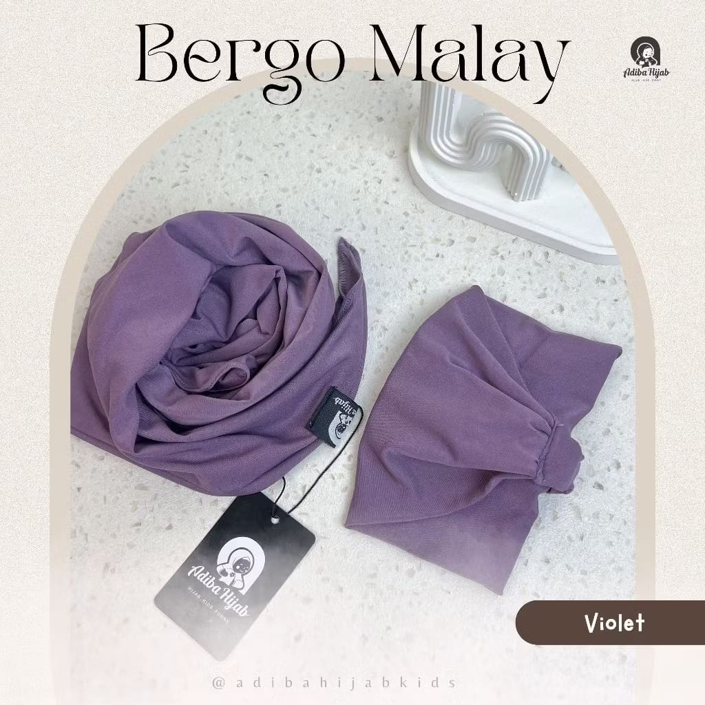 PREODER Adiba - Bergo Malay Daily Segitiga Hijab