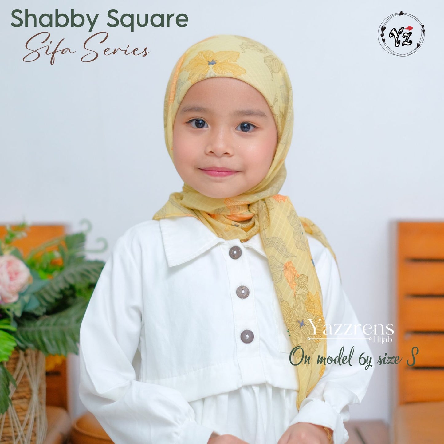 PREORDER Yazzrens - Shabby Printed Square with Attached Inner Sifa Series