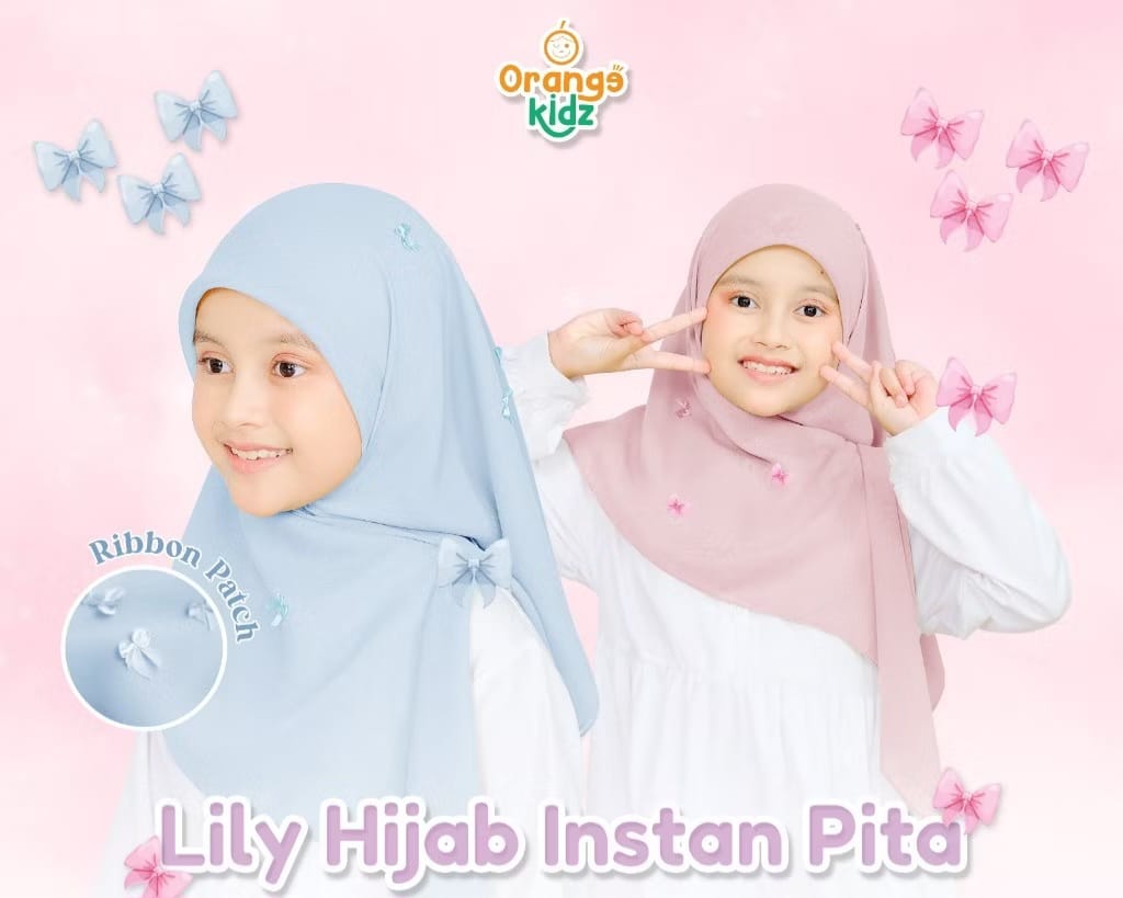 PREORDER Orangeshopz - Lily Segitia Ribbon Hijab