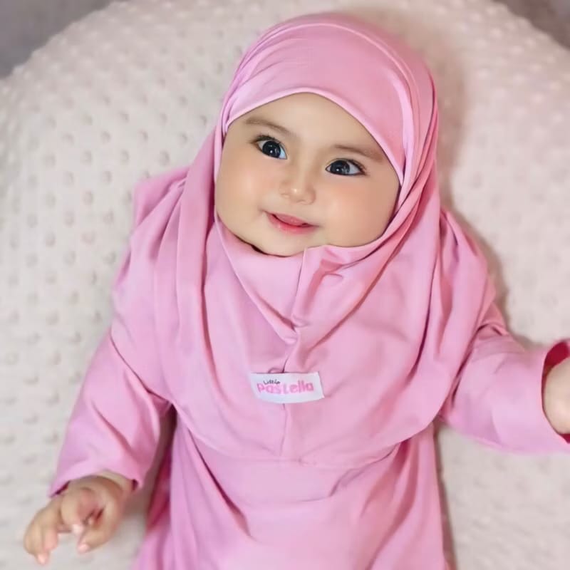 PREORDER Little Pastella - Baby Gamis Set with Hijab