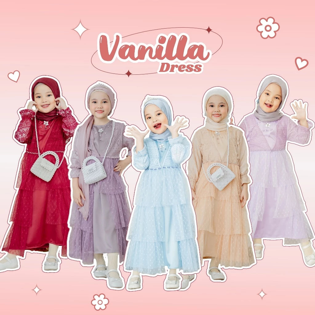 PREORDER BBC KIDS - Vanilla Dress with Hijab