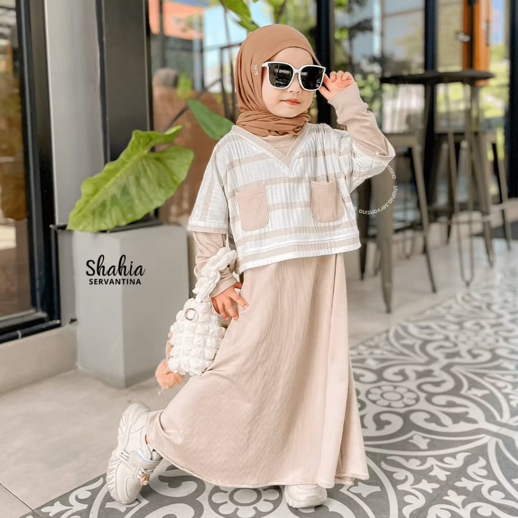 PREORDER Shahia - Nicci 2in1 Knitted Dress