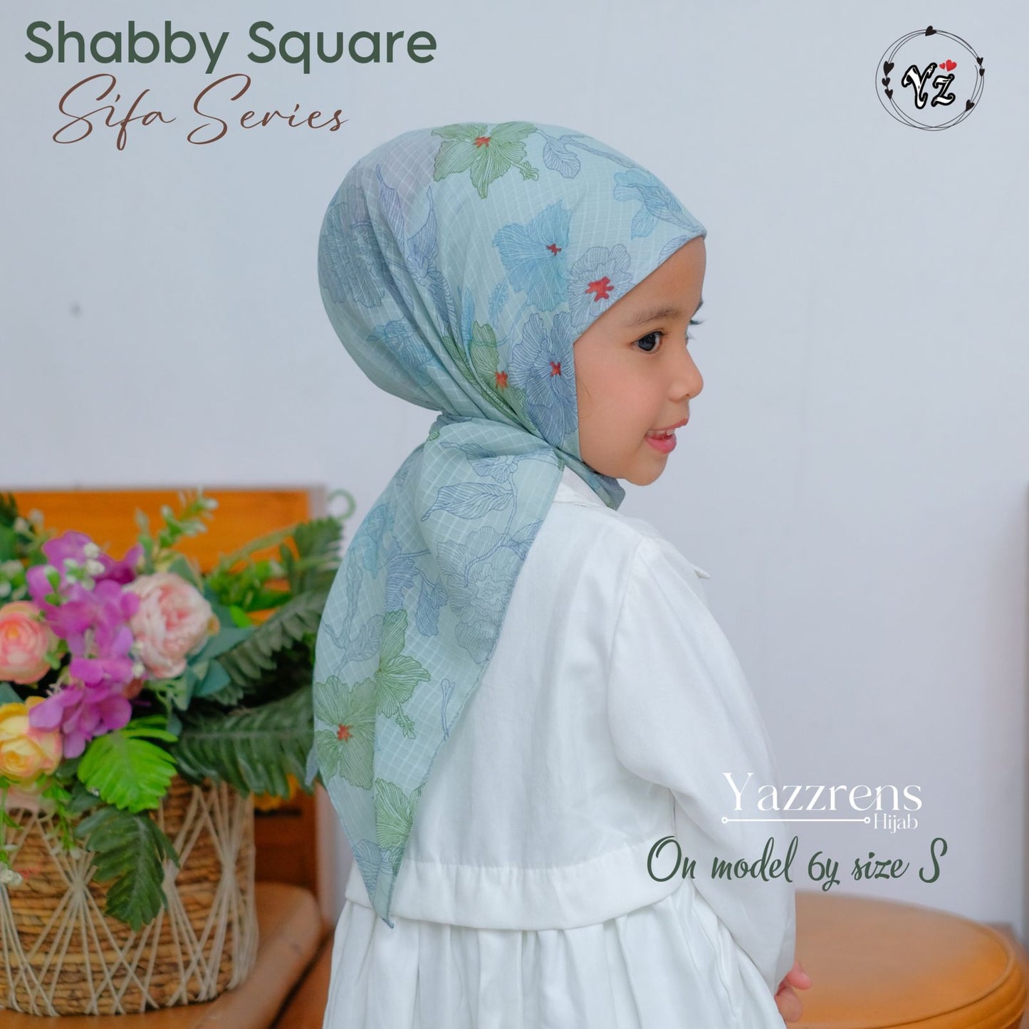 PREORDER Yazzrens - Shabby Printed Square with Attached Inner Sifa Series