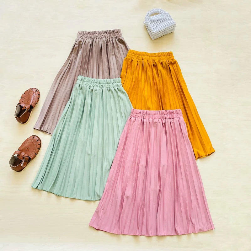 PREORDER Zengin Store - Namira Plain Pleated Skirt