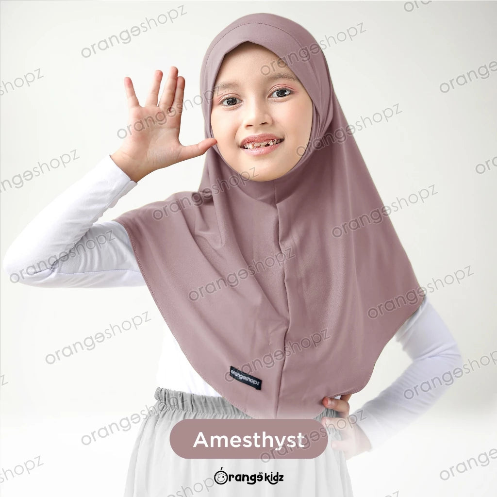 PREORDER Orangeshopz - Instant Hijab Hawwa Jersey Premium Amethyst