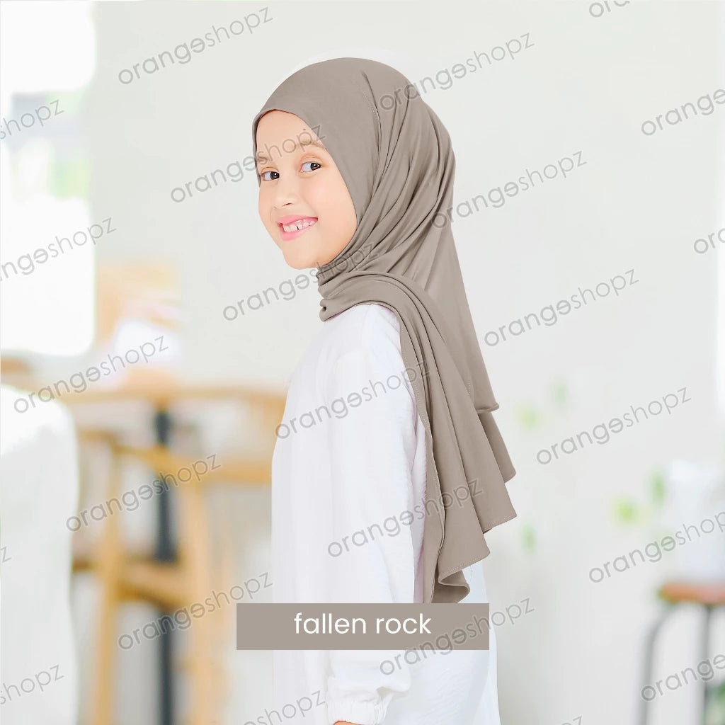 PREORDER Orangeshopz - Pashmina Instan Oval Fallen Rock