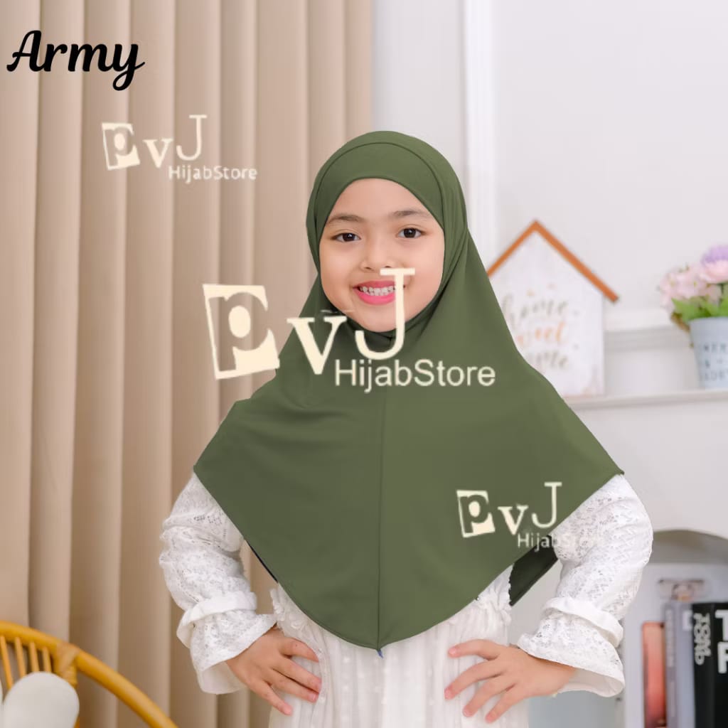 PREORDER PVJ Hijab - Intant Hijab Tali (5-10y)