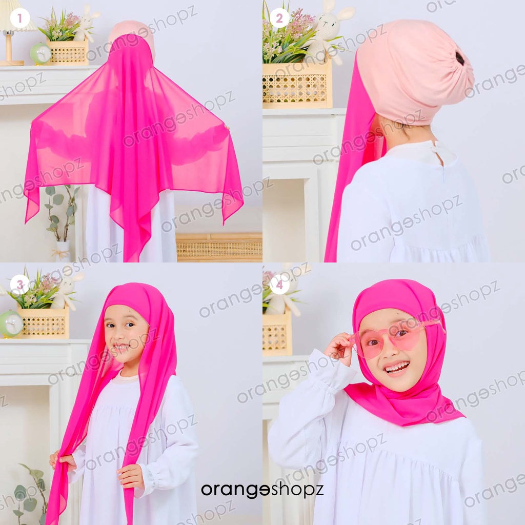 INSTOCK (RAYA 2024) Orangeshopz Plain Segitiga with Attached Inner