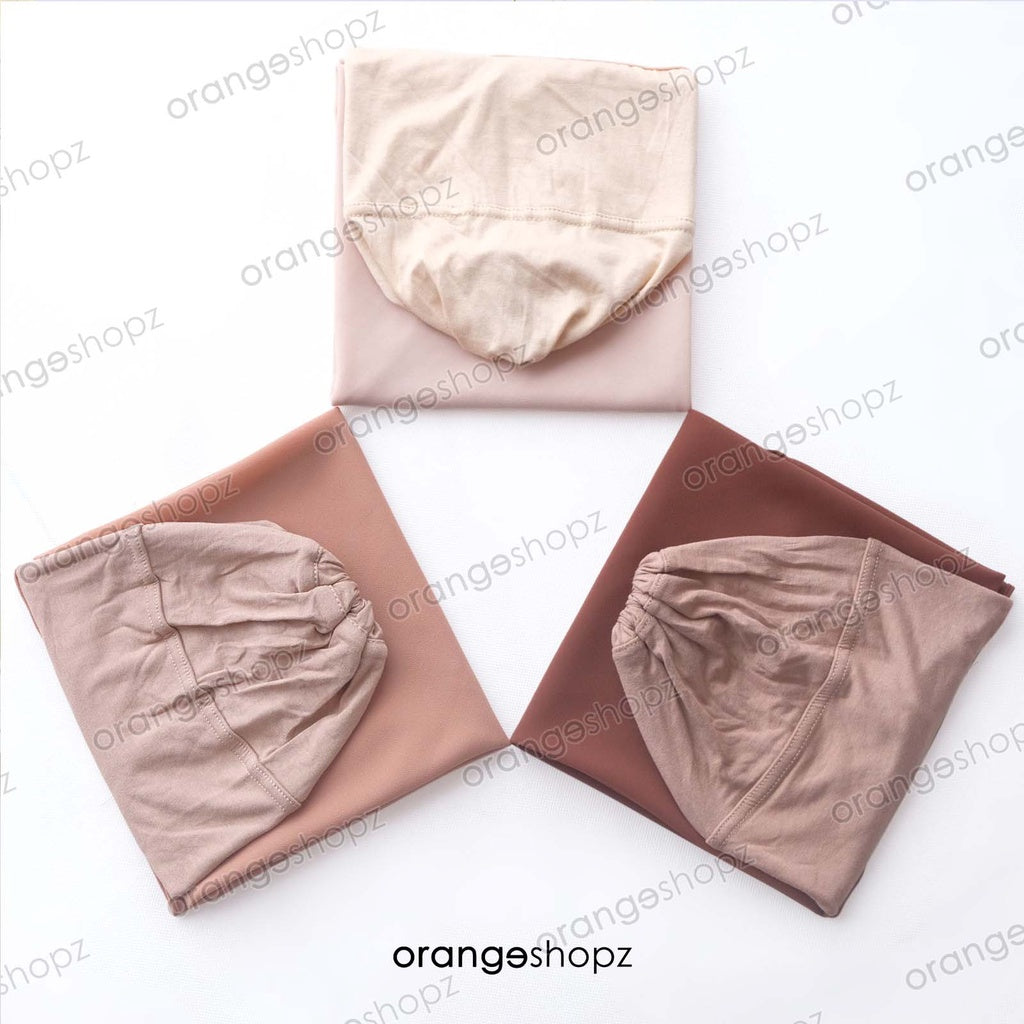 INSTOCK (RAYA 2024) Orangeshopz Plain Segitiga with Attached Inner