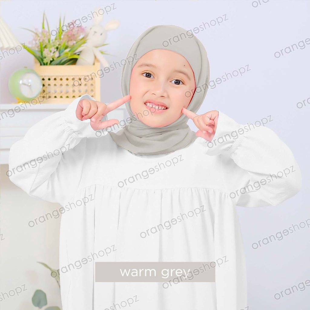 INSTOCK (RAYA 2024) Orangeshopz Plain Segitiga with Attached Inner Warm Grey