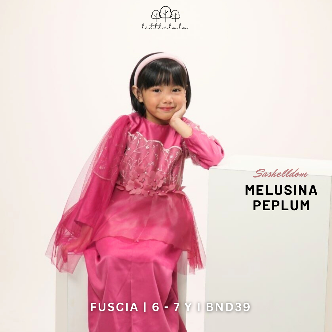 IN-STOCK LALARAY2023 Melusina Peplum (6-7y) Fuscia