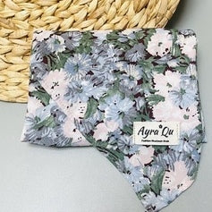 PREORDER Ayra Qu - Printed Square Hijab with Attached Inner 12