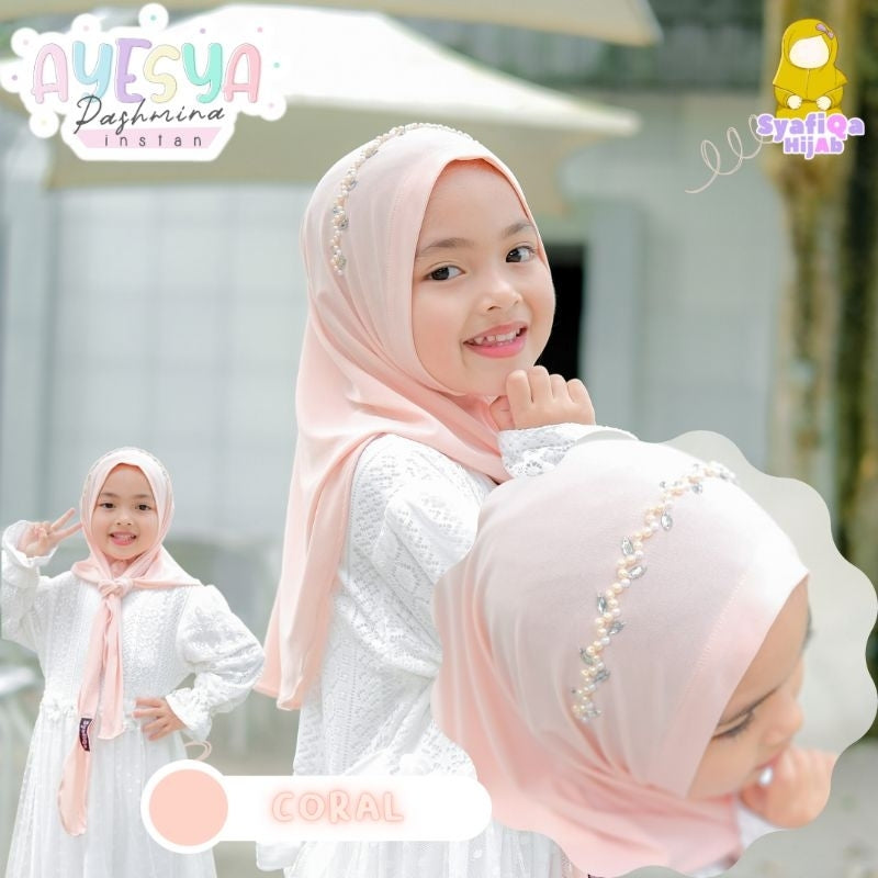 PREORDER Ayesha Pashmina Instant Hijab