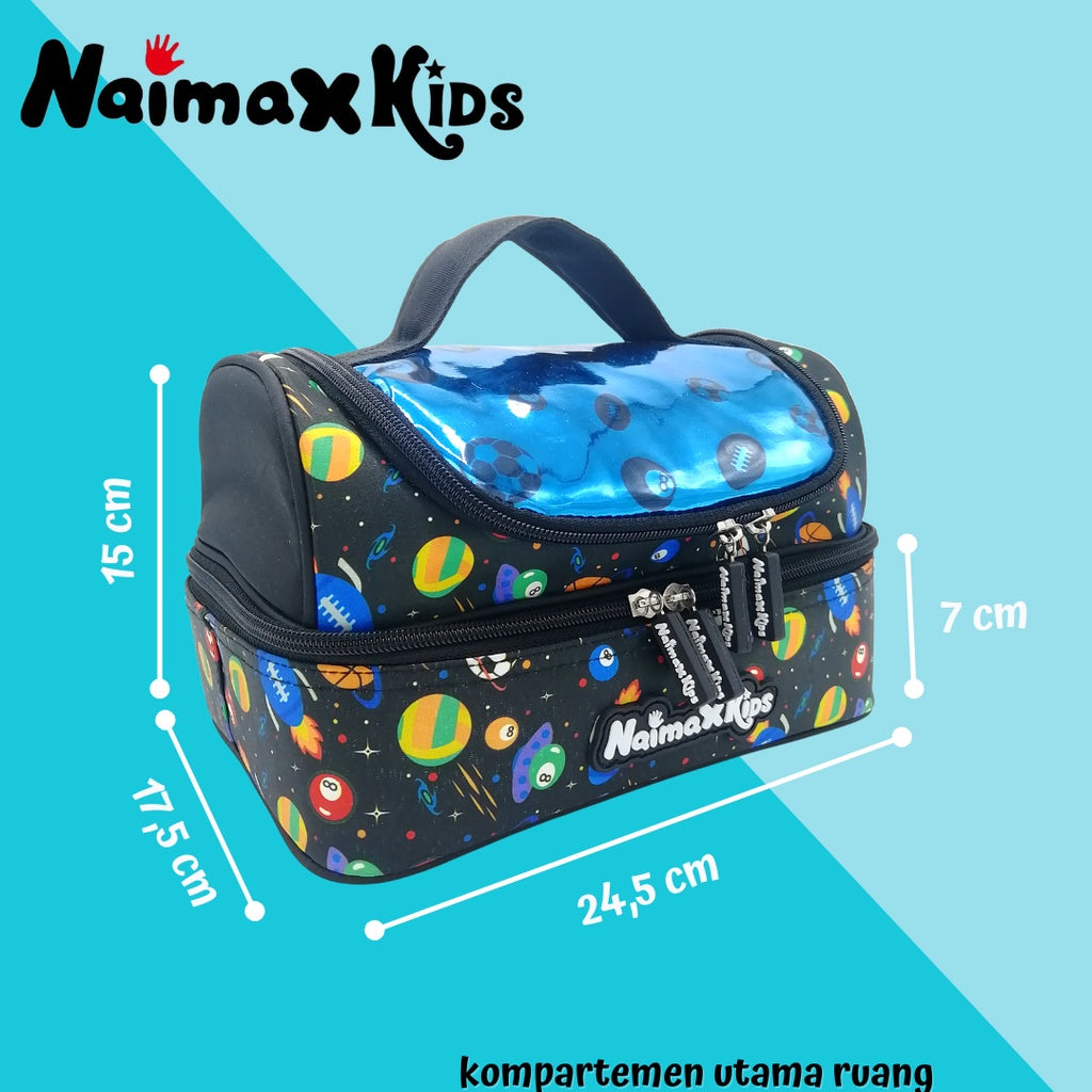 PREORDER Naimax Kids Lunch Bag Double Deck - Sport World