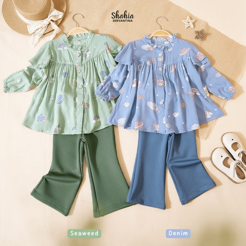 PREORDER Shahia Blouse Set - Unicorn Set